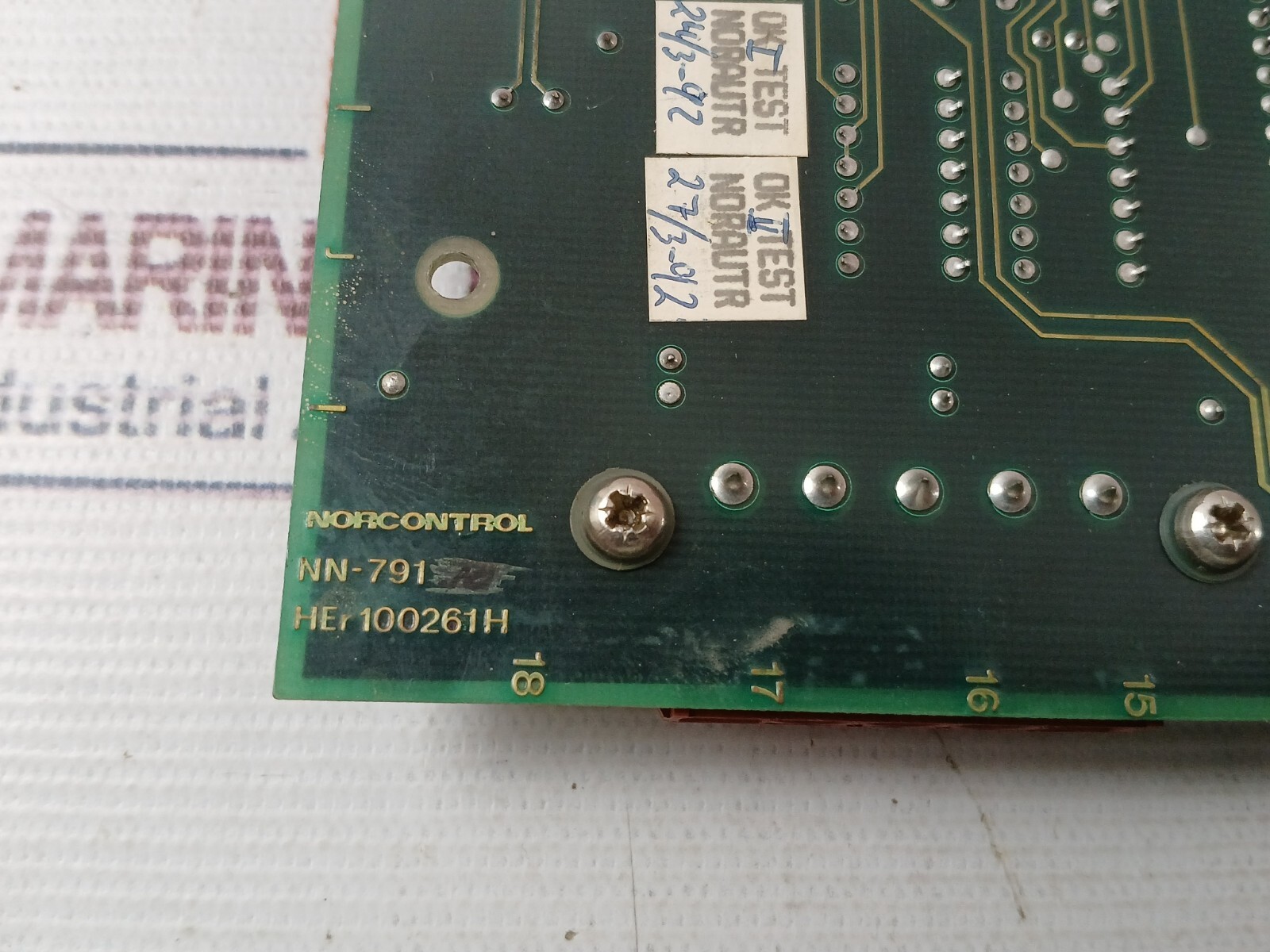 NORCONTROL NN-791 I/O Processor Card HER 100261H