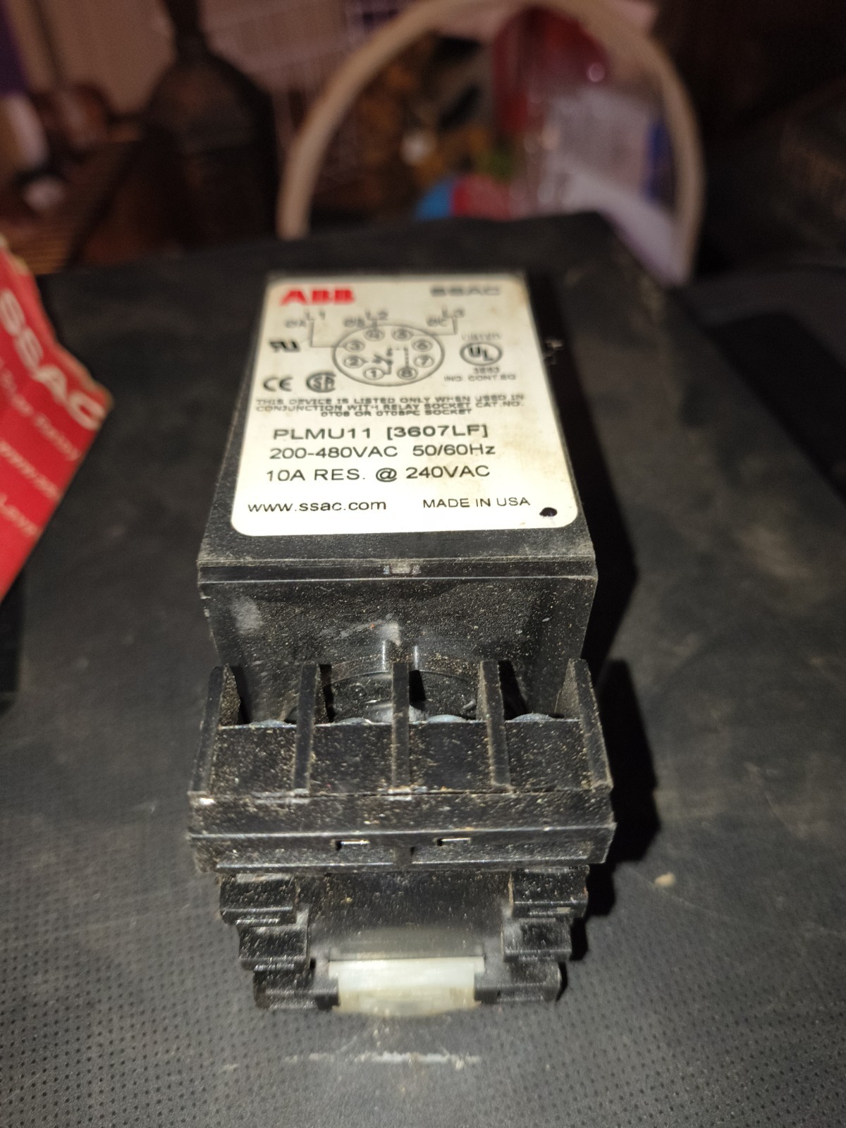 ABB PLMU11 SSAC Voltage Monitor 200-480VAC 50/60Hz