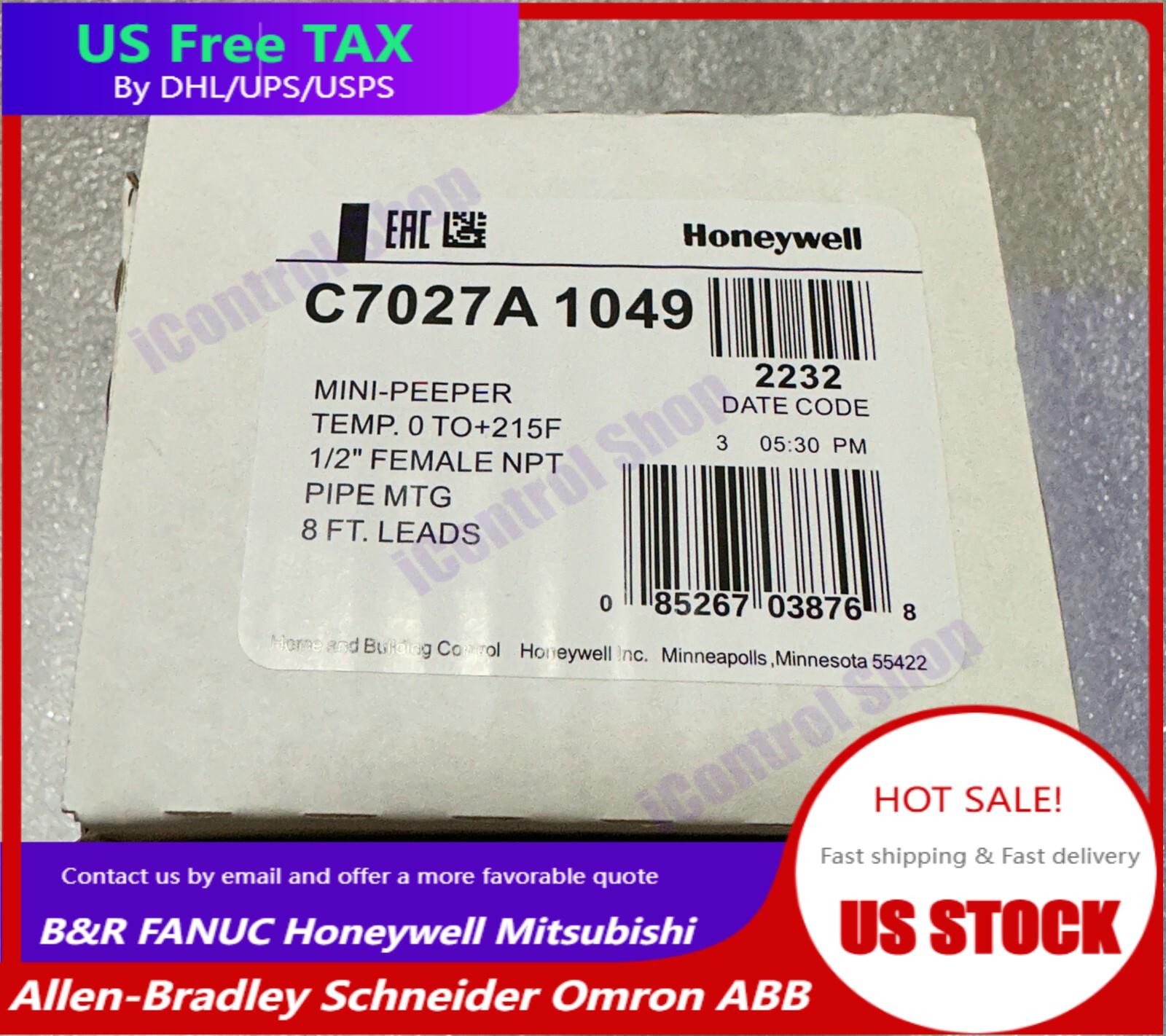 One Honeywell C7027A1049 C7027A-1049 Flame Detector Sensor Fast Ship US Free TAX
