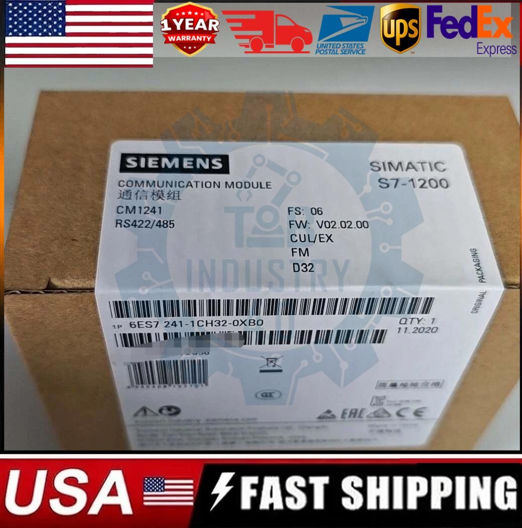 NEW Siemens 6ES7241-1CH32-0XB0 6ES7 241-1CH32-0XB0 SIMATIC S7-1200 CM 1241