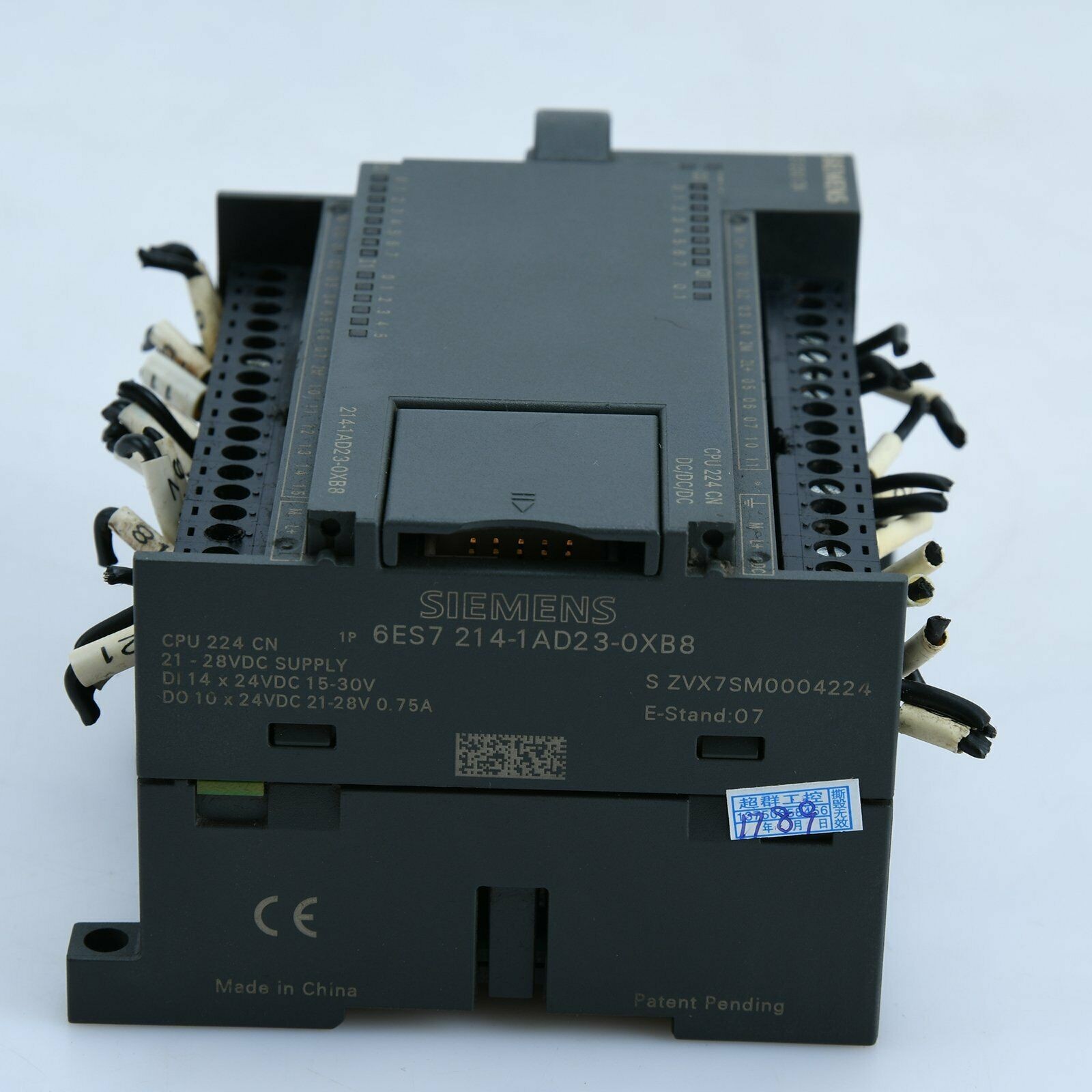 1PC USED SIEMENS 6ES7 214-1AD23-0XB8 CPU224 Tested Good condition