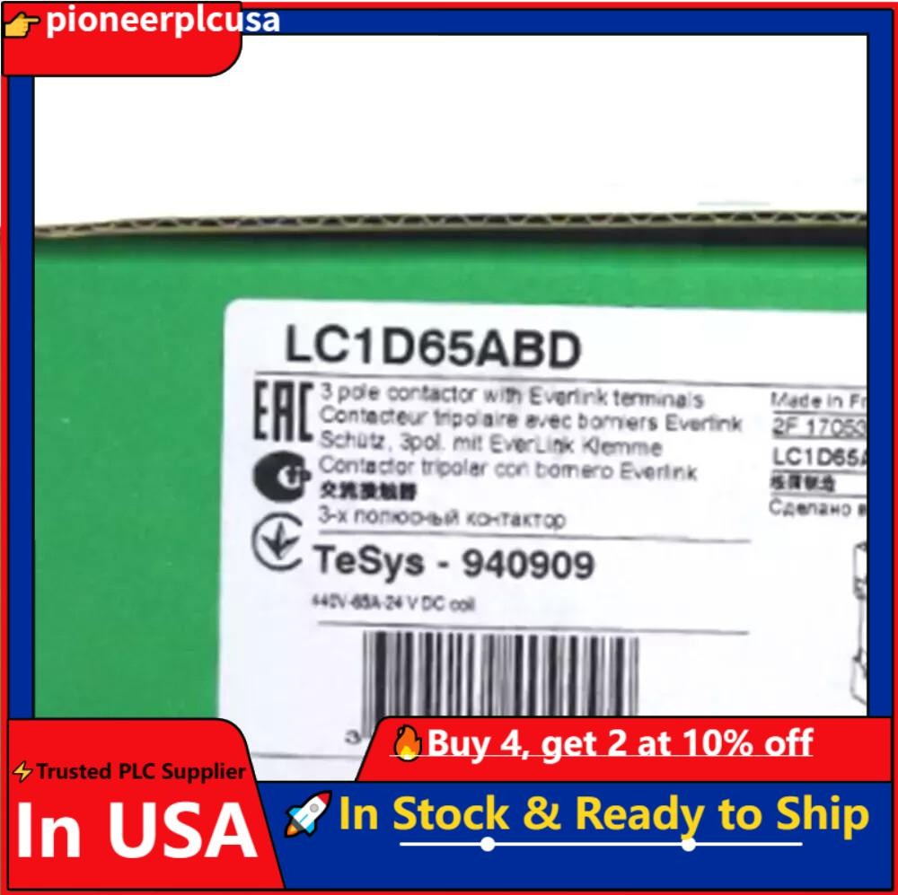 1PC Schneider LC1D65ABD Contactor 65A New In Box Fast Shipping