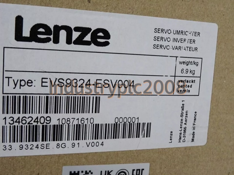 EVS9324-ESV004 NEW LENZE SERVO DRIVE EVS9324ESV004 With Safety Relay Terminals