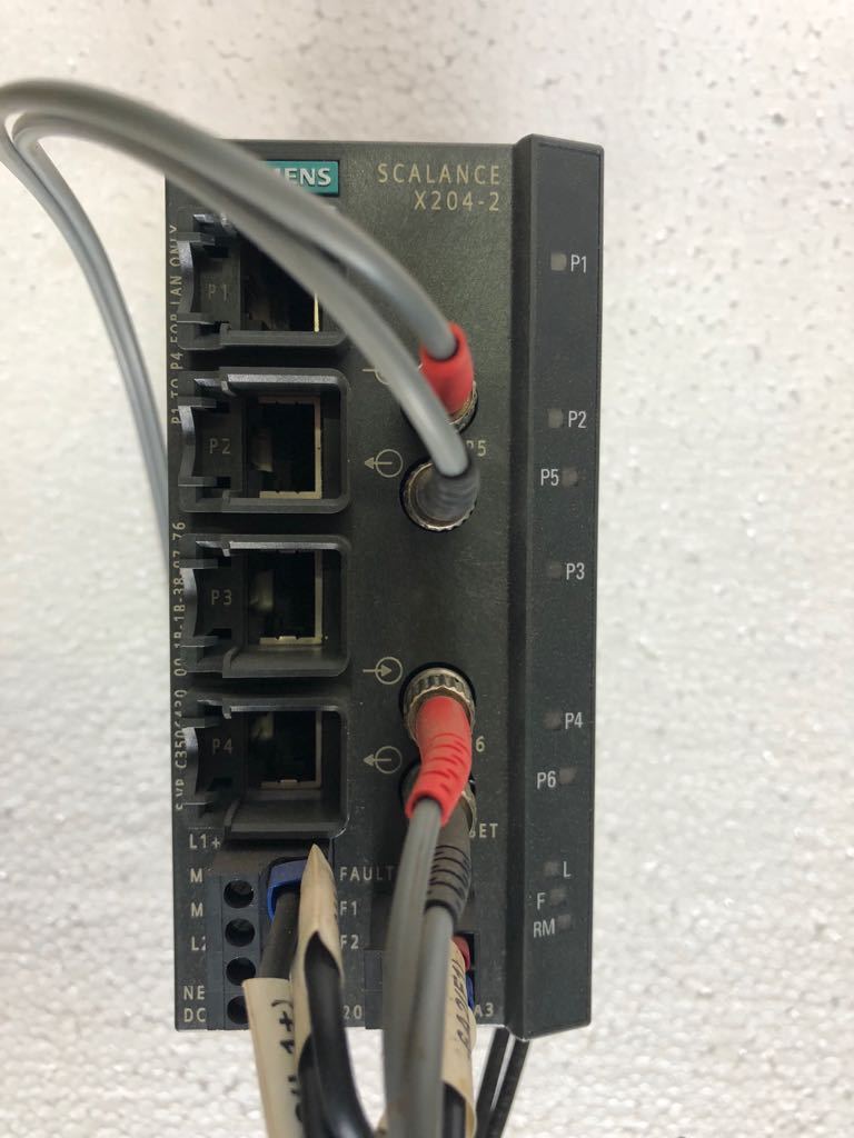 USED Siemens 6GK5204-2BB10-2AA3 SCALANCE X204-2 IE Switch