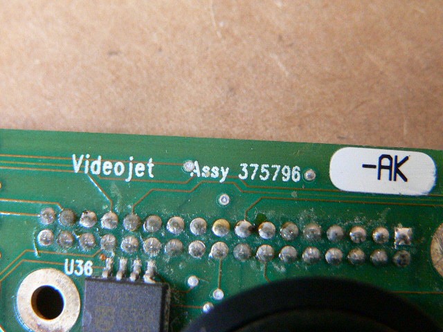 Videojet Assy 375796-Ak Circuit Board For Industrial Inkjet Printer