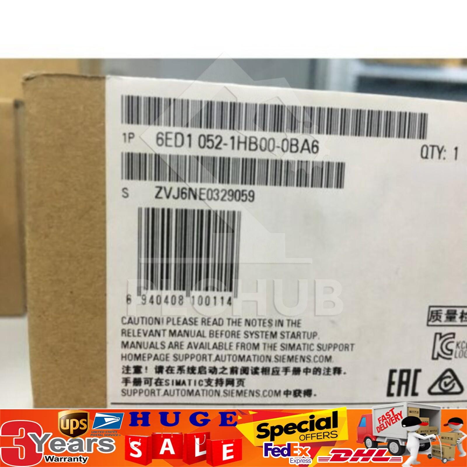 New Siemens 6ED1052-1HB00-0BA6 LOGO 24RC logic module 6ED1 052-1HB00-0BA6