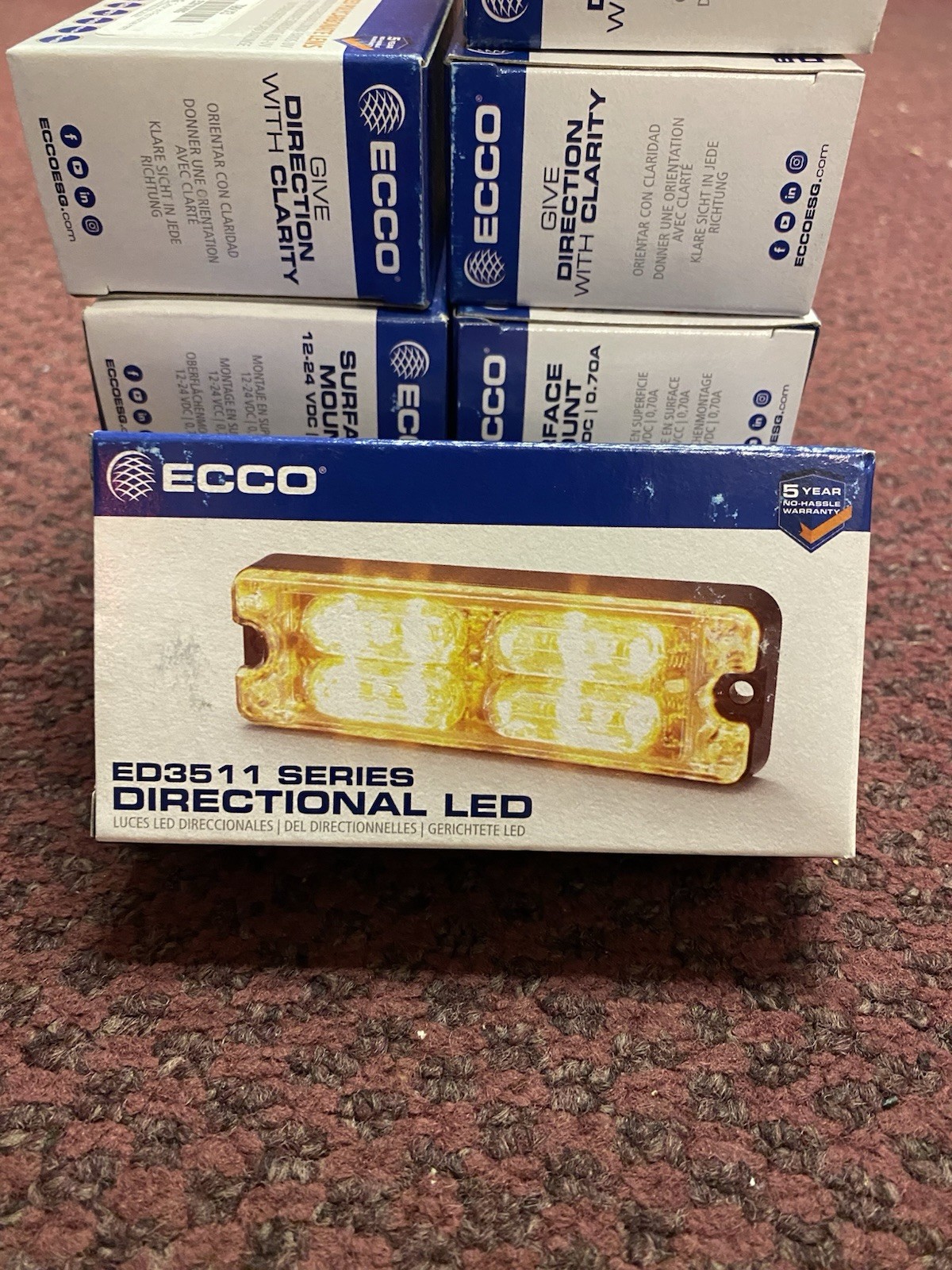 Ecco LED Directional Warrning Light ED3511A-WWG Ecco ED3511W-WWG WHITE
