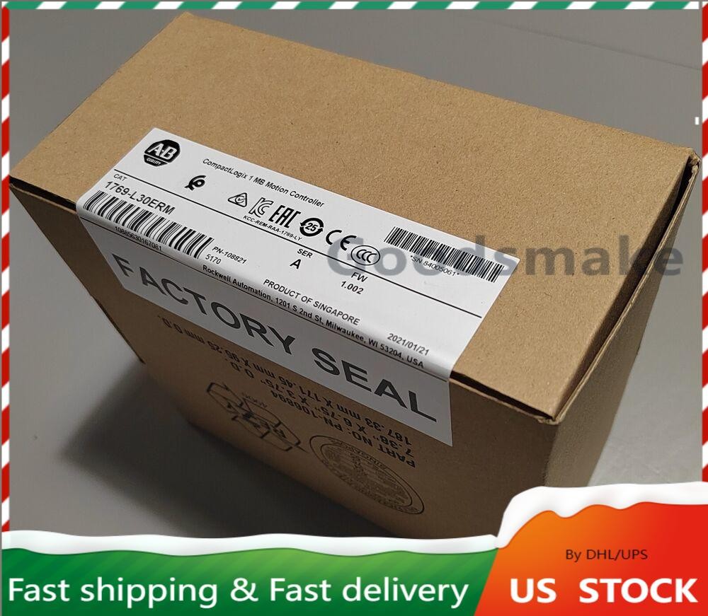 New Factory Sealed AB 1769-L30ERM SER A CompactLogix 1MB Motion Controller