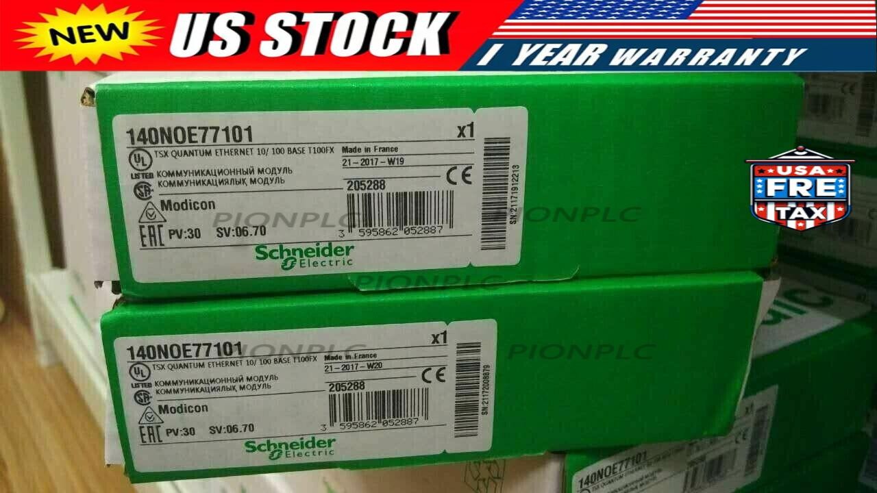 New Sealed Schneider 140NOE77101 MODICON TSX QUANTUM Ethernet Module