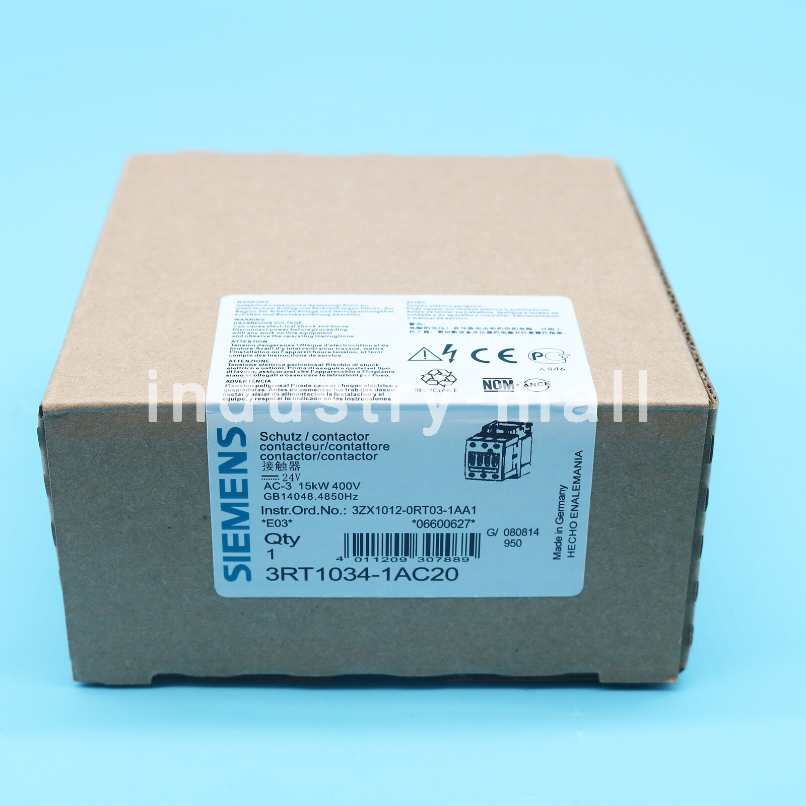 NEW 1PS For Siemens Contactor 3RT1034-1AC20 3RT10341AC20