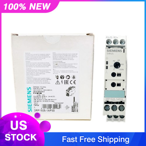 New In Box SIEMENS 3RP1505-1AP30 Multi Function Timer Relay