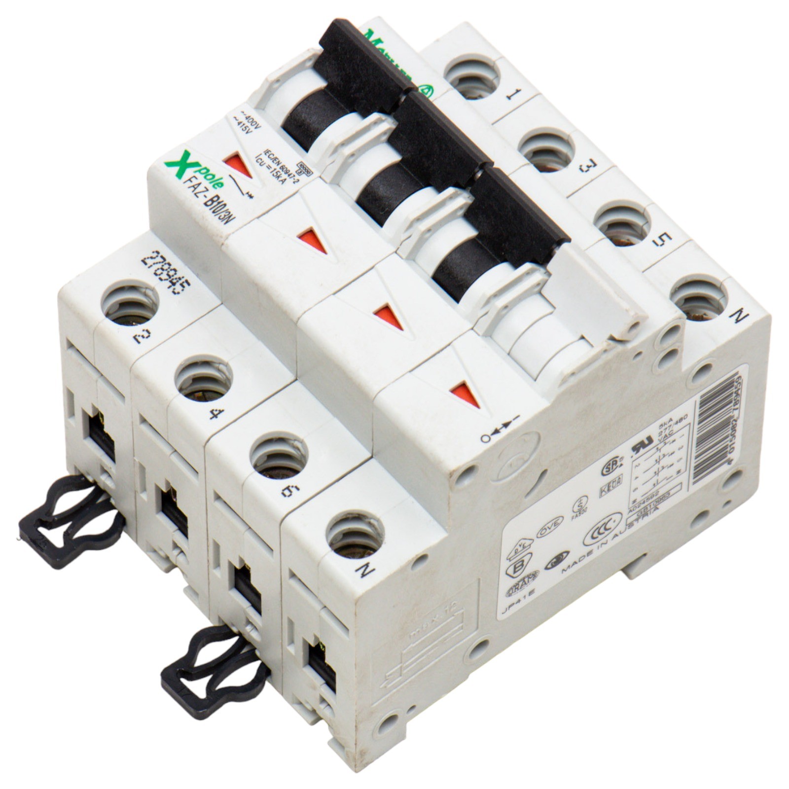 MOELLER FAZ-B10/3N, Circuit Breaker, FAZ-B10/3N, FAZB10/3N, Not Applicable Us…