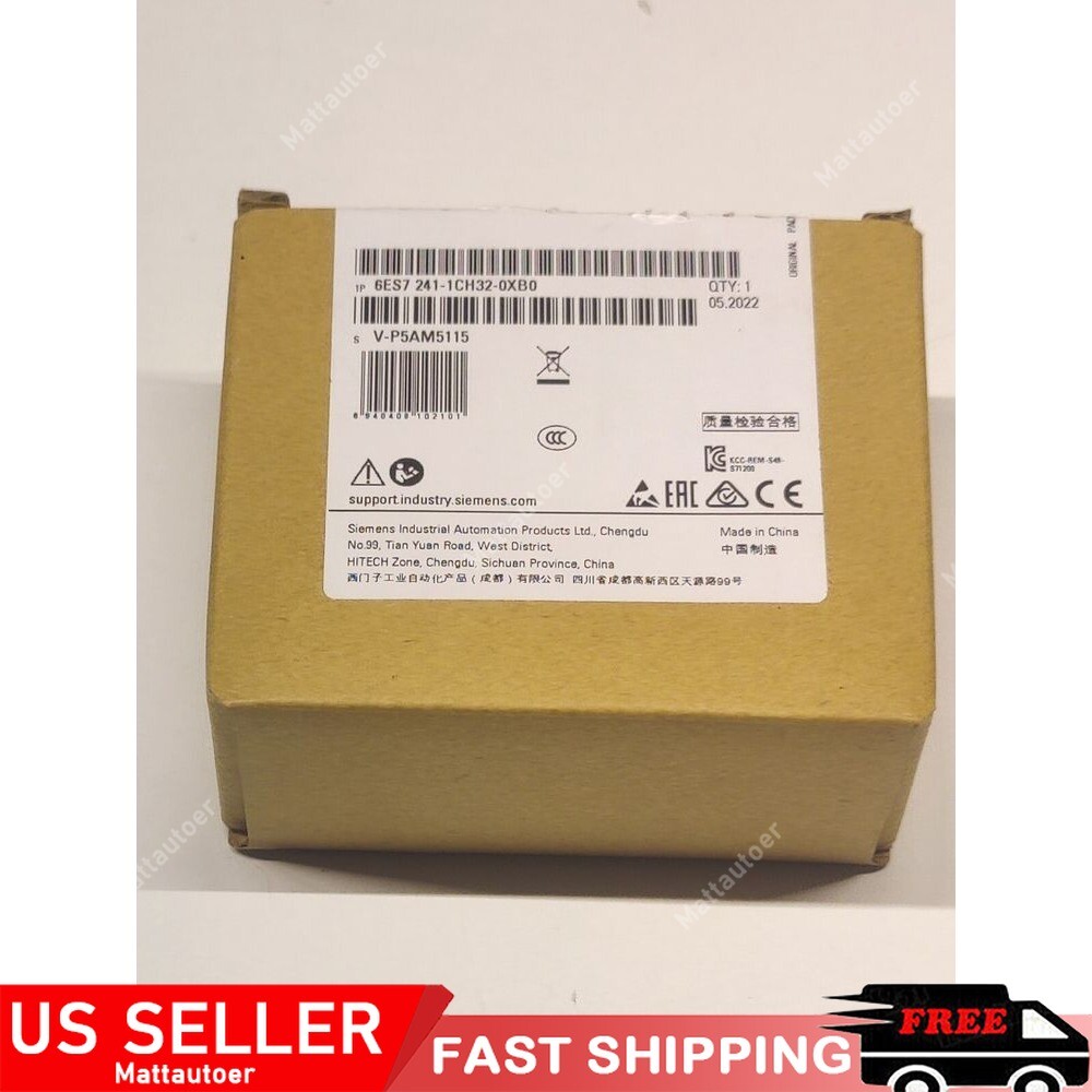 New Siemens 6ES7241-1CH32-0XB0 6ES7 241-1CH32-0XB0 S7-1200 CM 1241