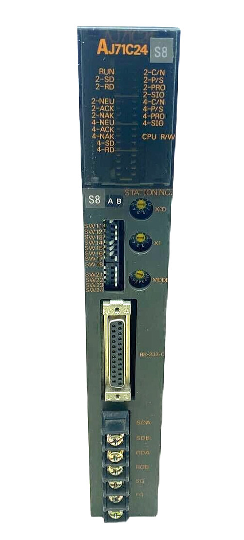 MITSUBISHI AJ71C24-S8 MELSEC-A COMPUTER LINK MODULE (JAPAN)