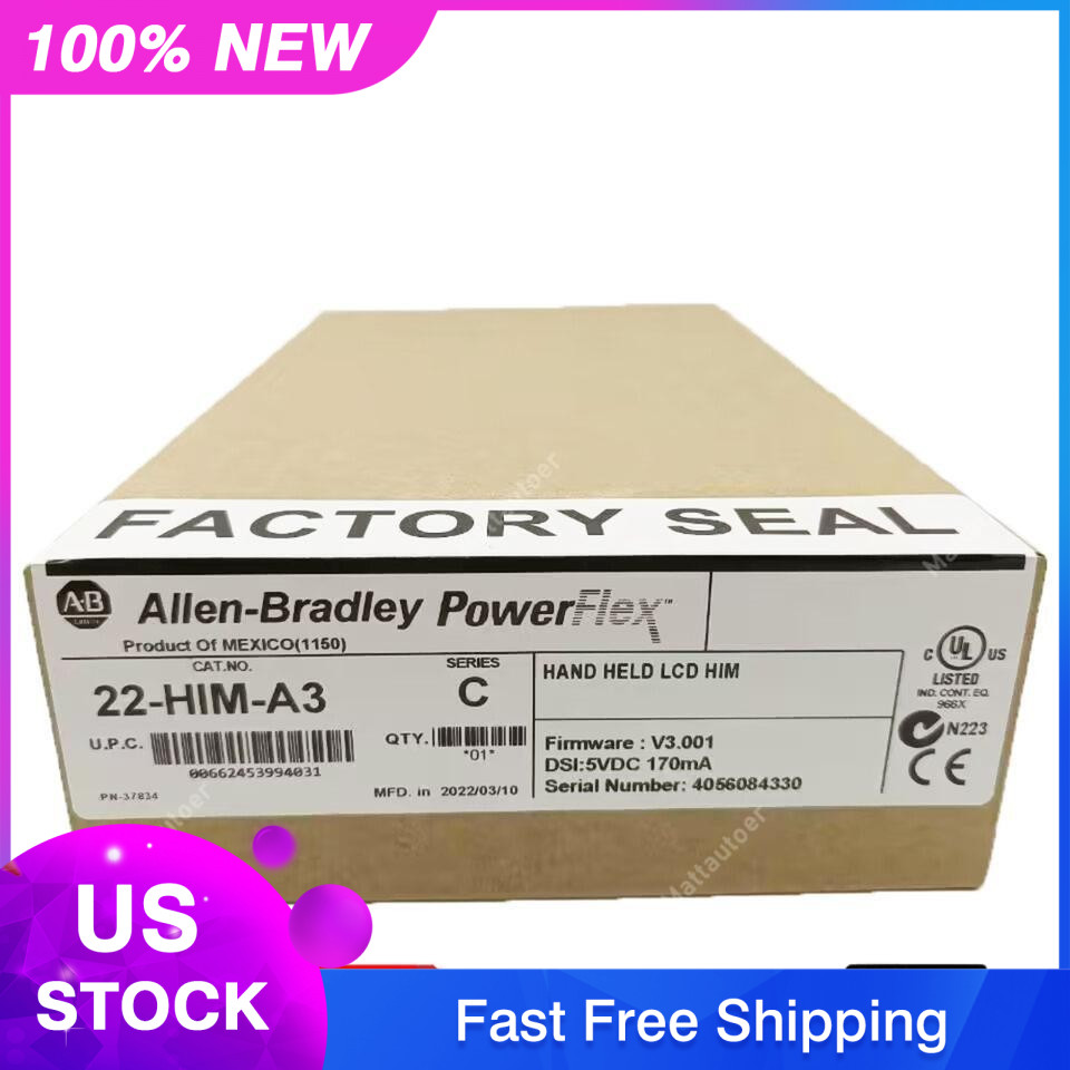22-HIM-A3 PowerFlex Handheld HIM Brand New AB Factory Seal Box 22HIMA3