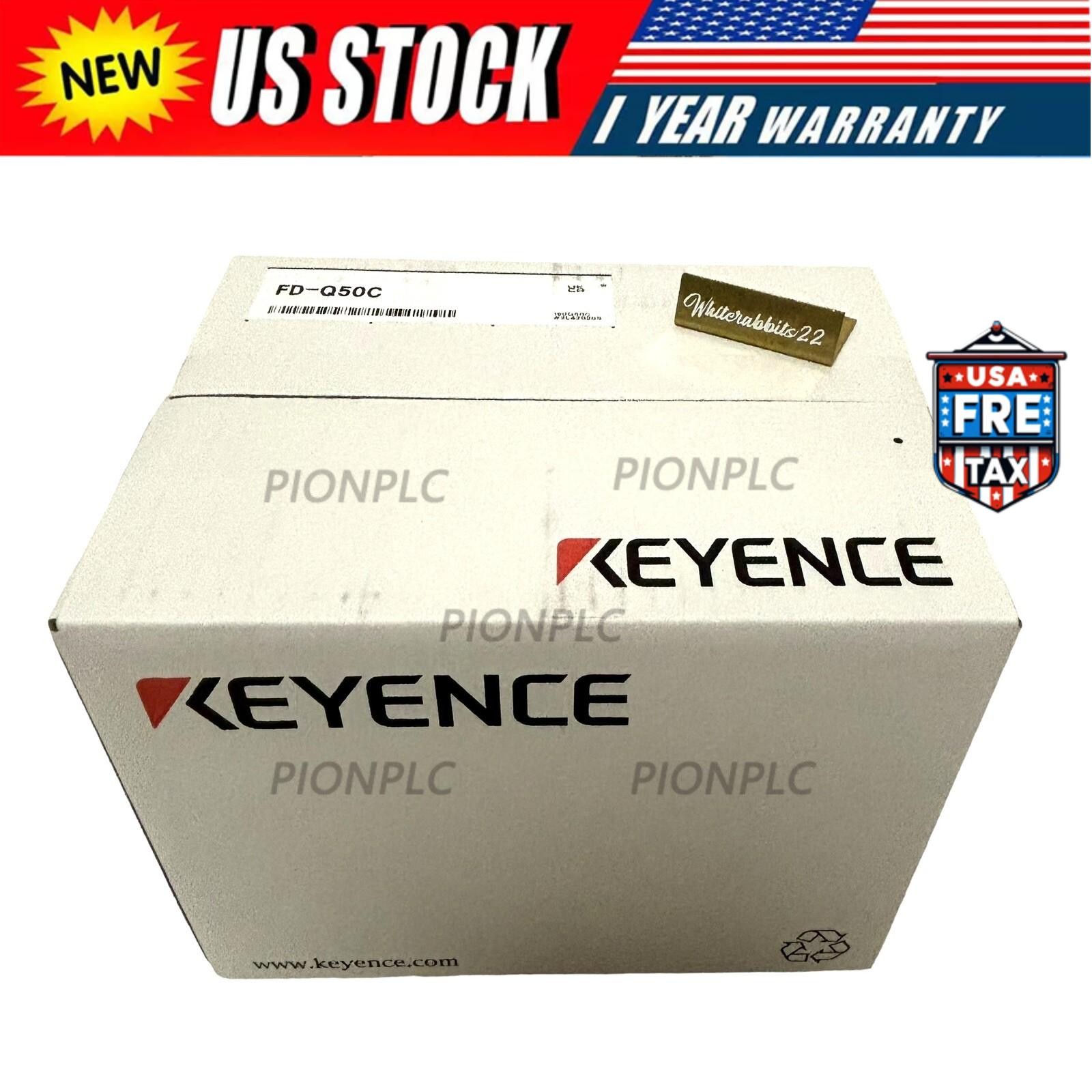 NEW Keyence FD-Q50C Clamp-On Flow Sensor Flow Meter US Free TAX