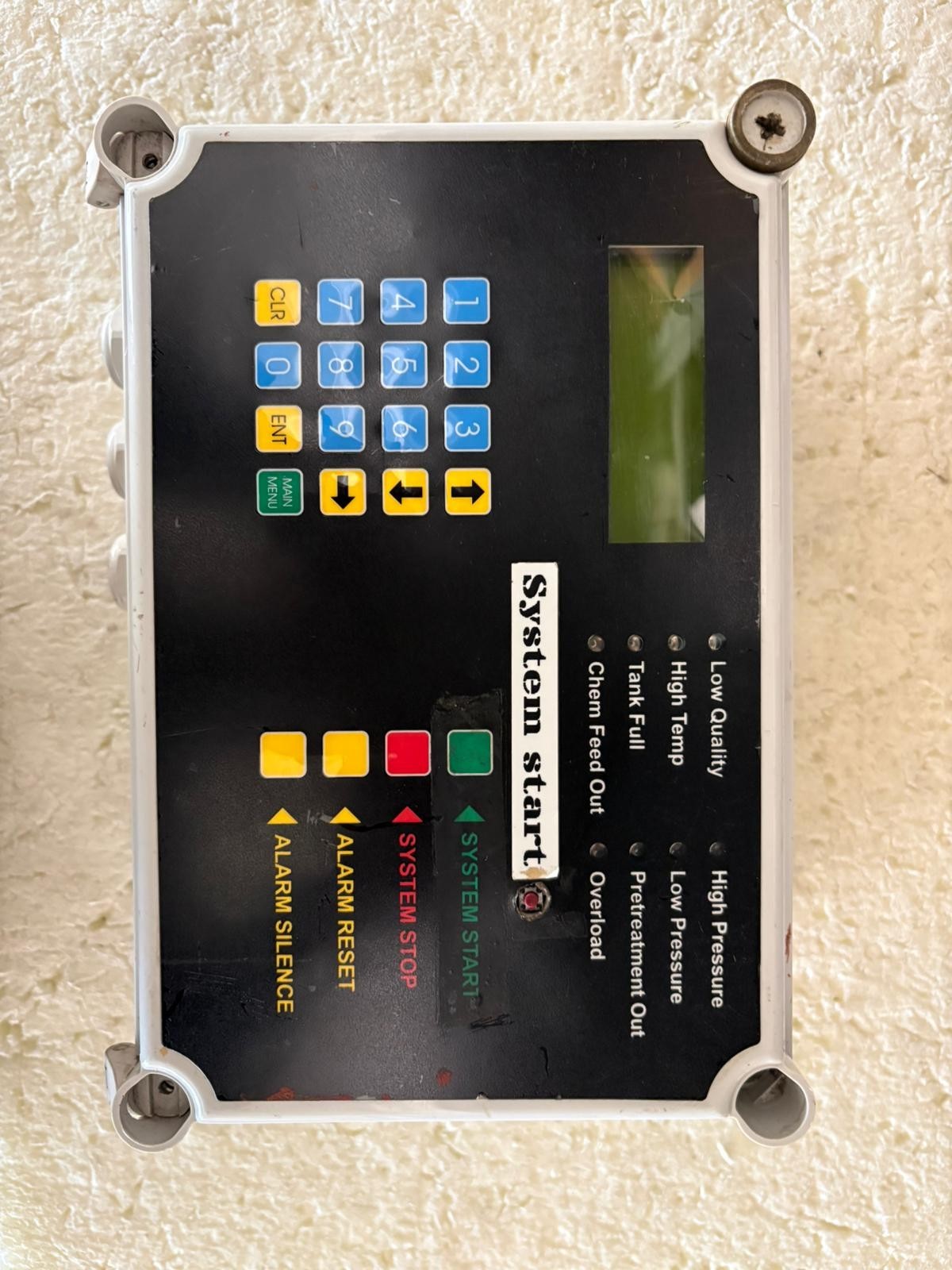 Siemens USFilter USF-100 Industrial Process Control Panel Water Treatment
