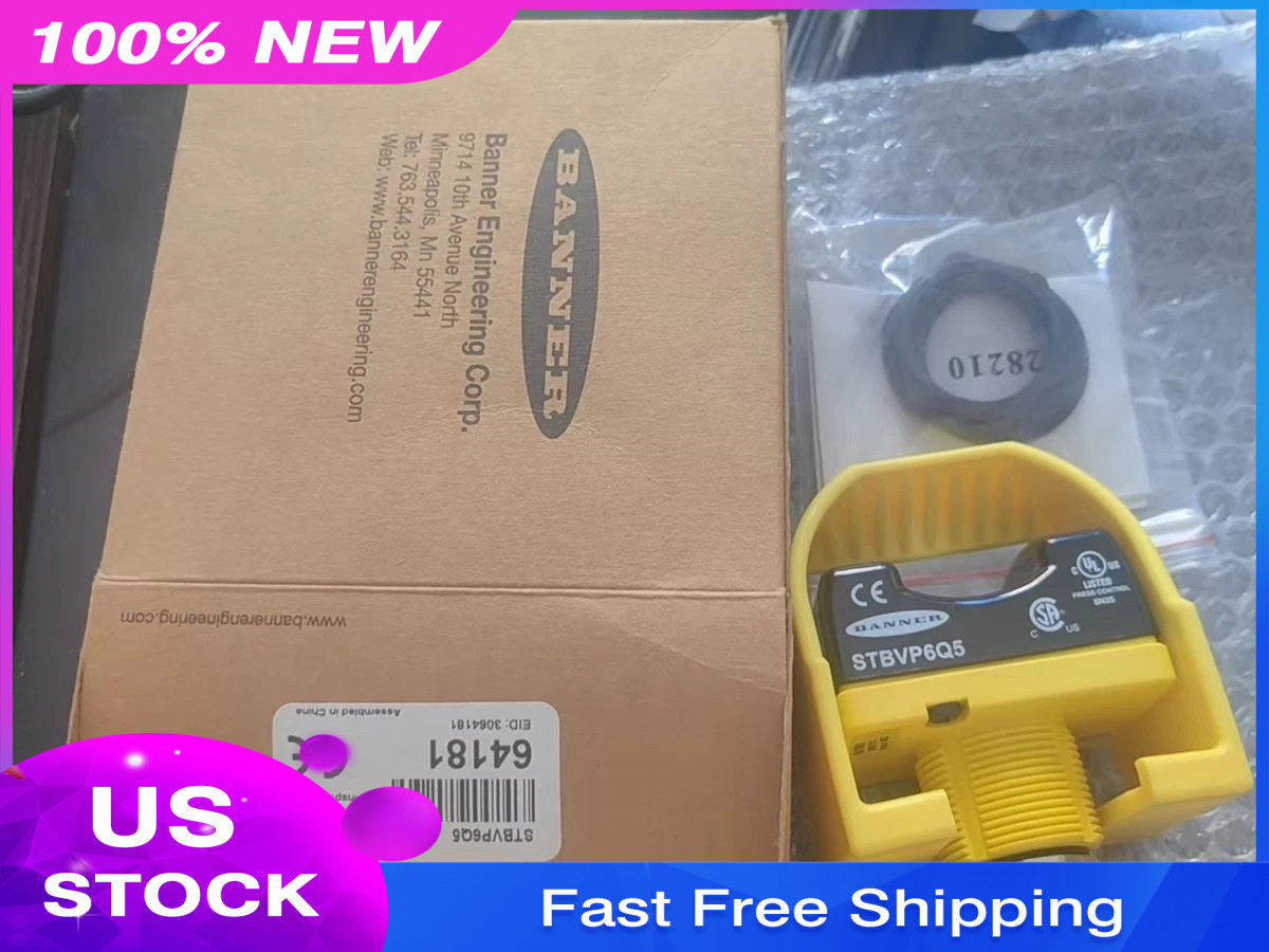 STBVP6Q5 New Banner Engineering Self-Check Touch Button