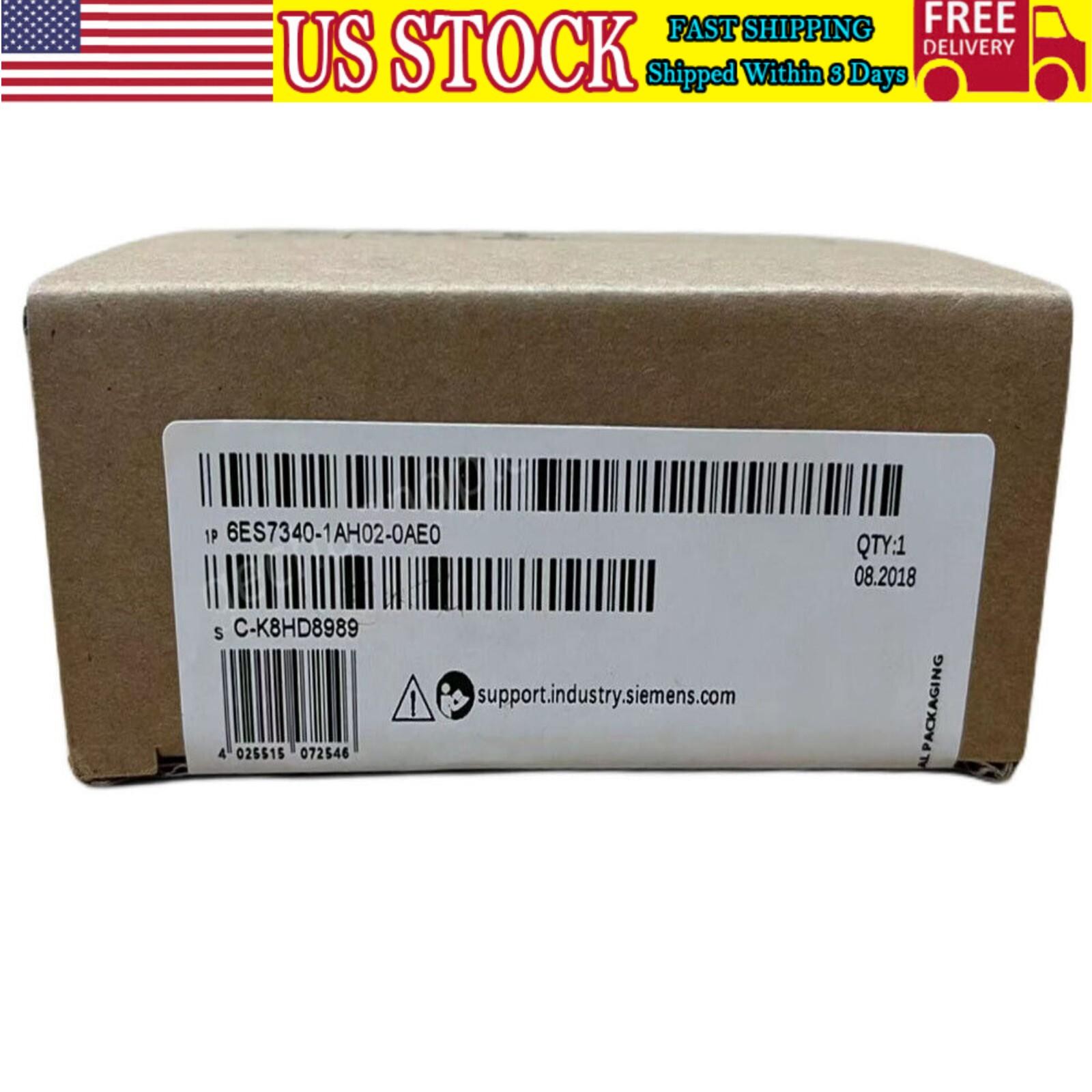New Siemens 6ES7340-1AH02-0AE0 6ES73401AH020AE0 SIMATIC S7-300, CP 340