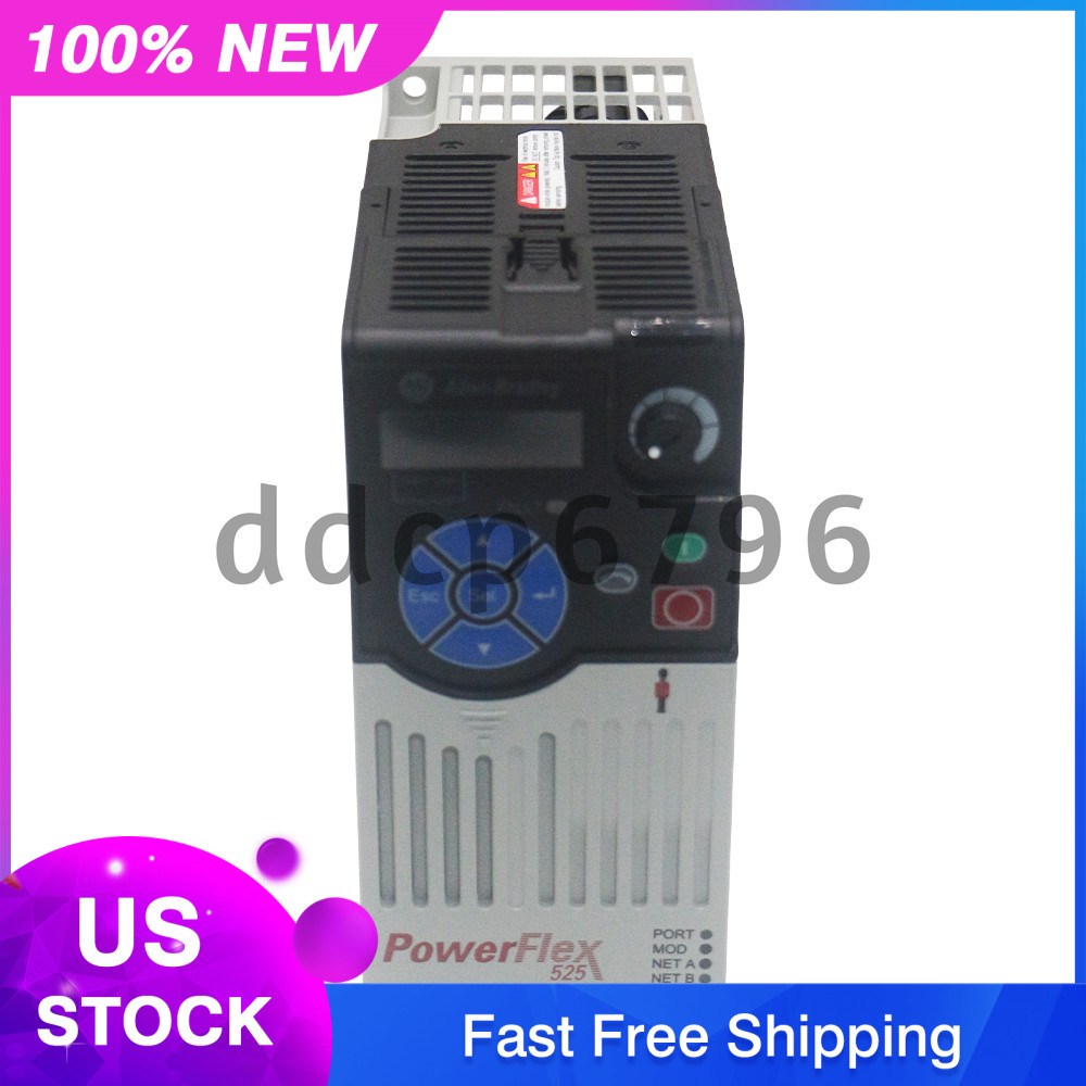 Brand AB New 25B-V2P5N104 PowerFlex 525 0.4kW (0.5Hp) AC Drive Allen Bradley