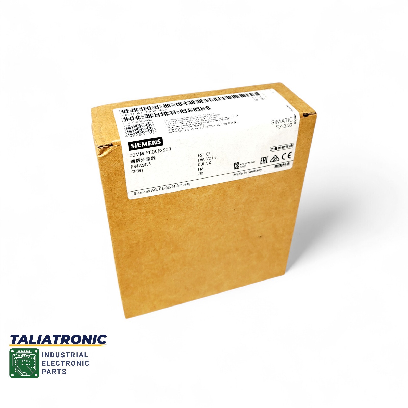 Siemens Simatic S7-300 6ES7 341-1CH02-0AE0 /6ES7341-1CH02-0AE0, New, Sealed