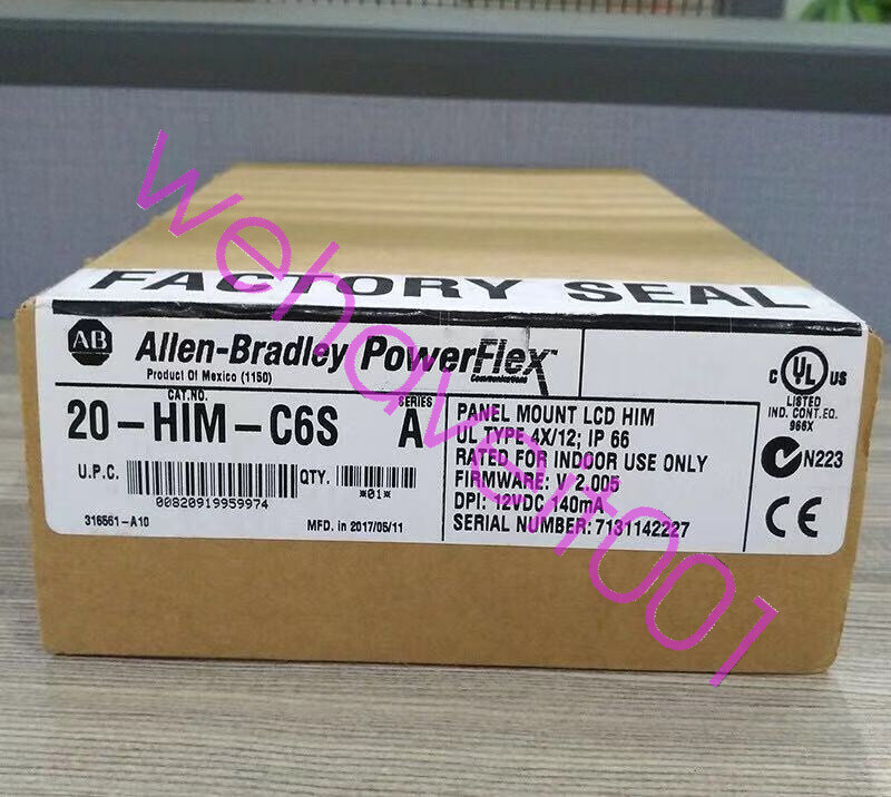 1PC AB Sealed 20-HIM-C6S Panel Mount LCD Motor Control Keypad Drive NEW IN BOX