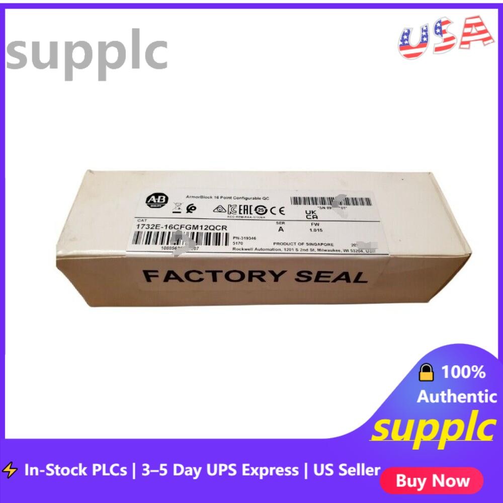 AB 1732E-16CFGM12QCR Allen-Bradley Armor Block Factory Sealed Box US Free Tax