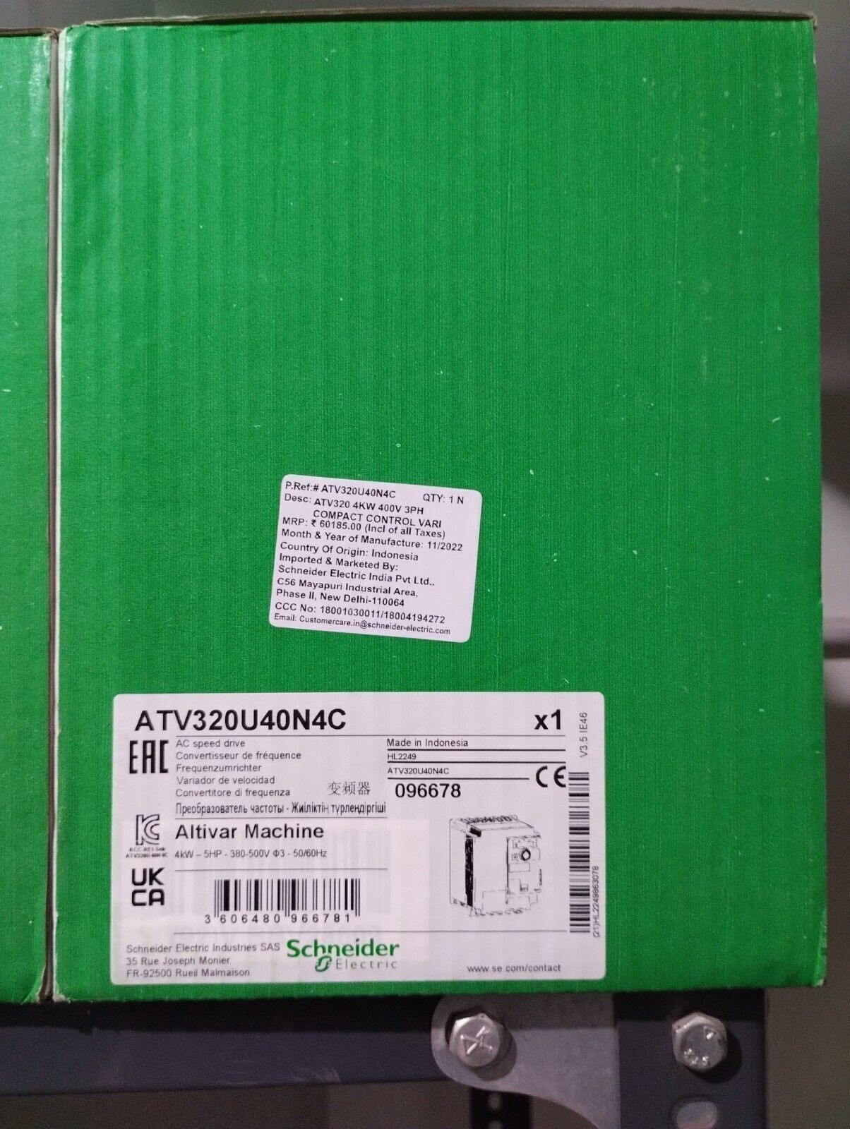 Schneider Electric ATV320U40N4C Inverter Module