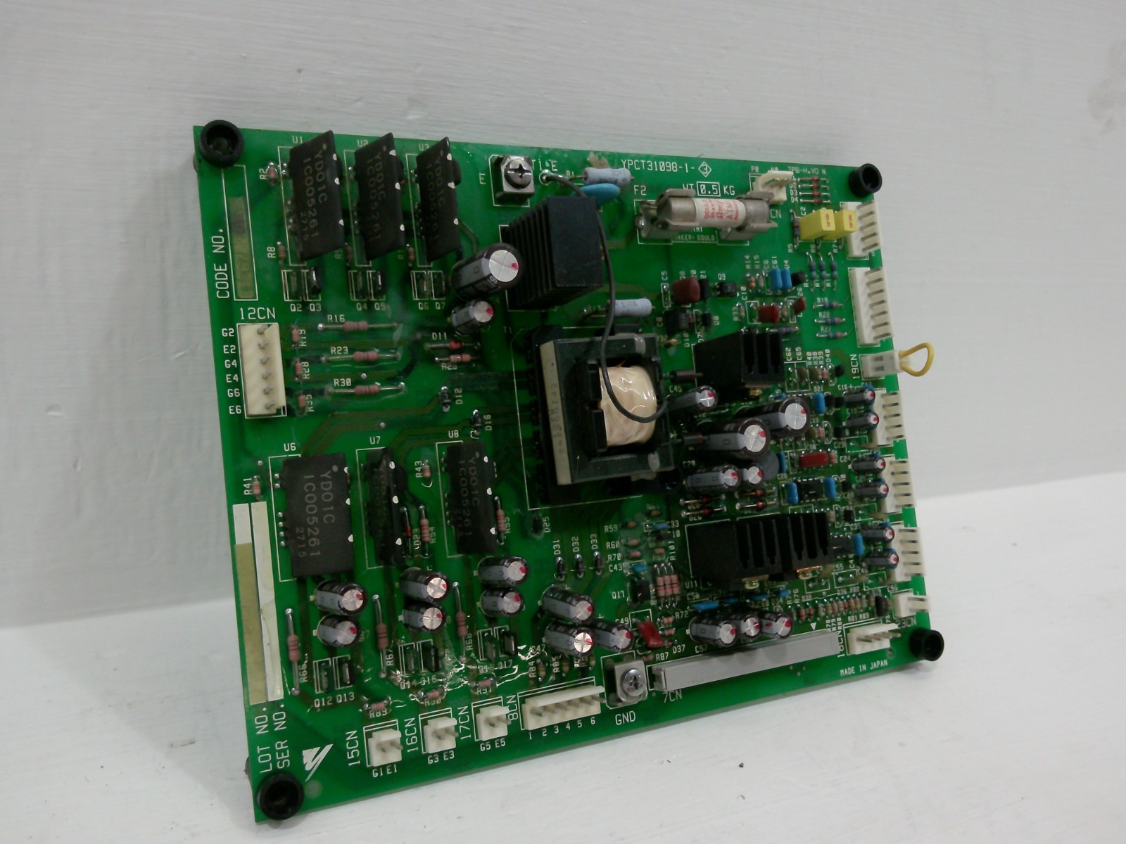 Yaskawa YPCT31098-1-3 Varispeed Drive Inverter Control Board PLC