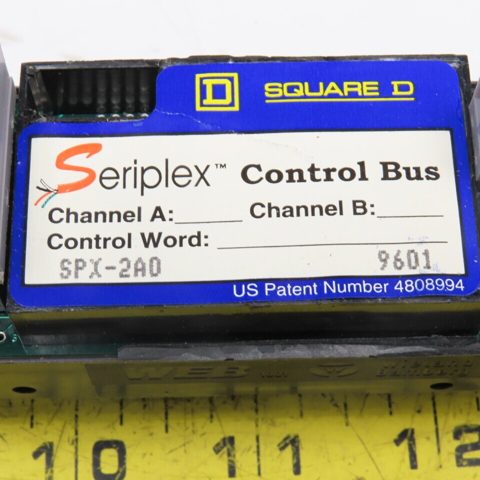 Square D SPX-2A0 Seriplex 2 Channel Control Bus Discrete Input Module