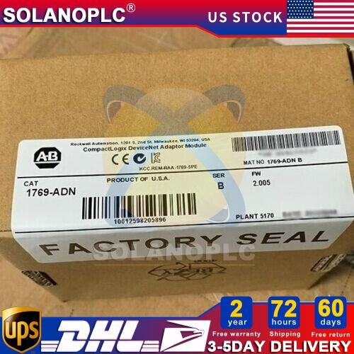 Factory Sealed 1769-ADN SER B CompactLogix DeviceNet Adaptor Module US Free Tax