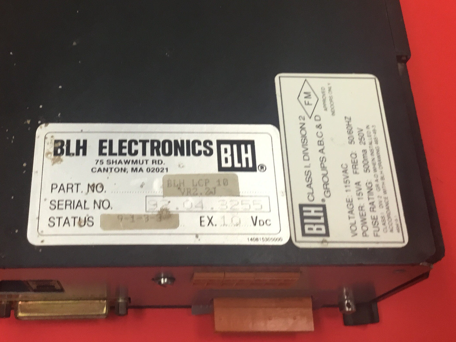 BLH Electronics – P/N: LCP 10 – VR2.2J – Weight Processor