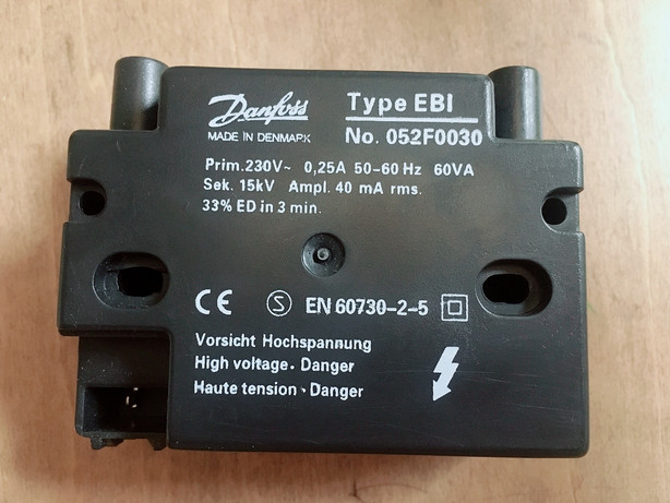 1PCS New Danfoss EBI No.052F0030 Ignition Transformer Brand