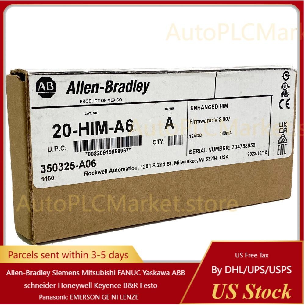Allen Bradley 20-HIM-A6 PowerFlex HIM FW V 2.007 USA US Free Tax