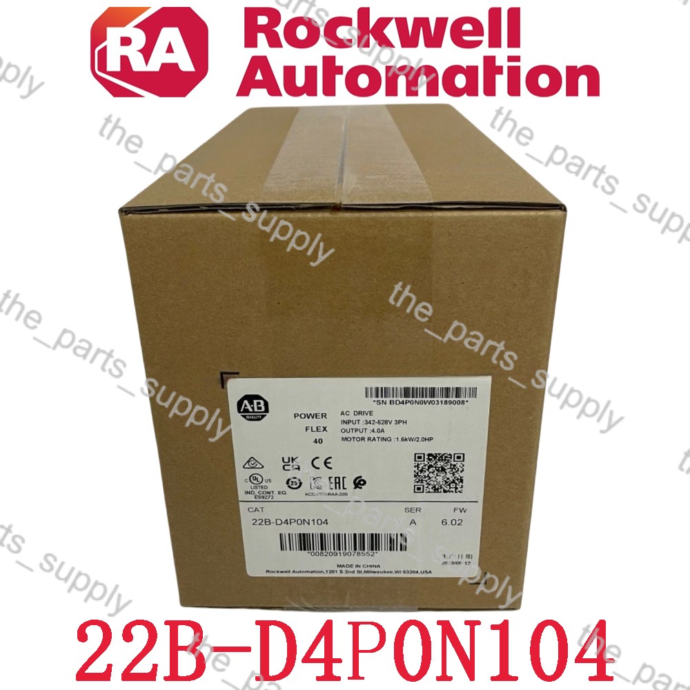 New Allen Bradley 22B-D4P0N104 AC Drive