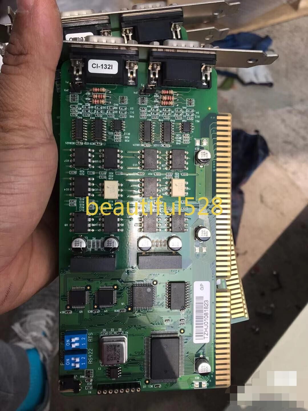 1pc USED MOXA CI-132I 2 Port ISA RS-422/485 Serial Card TESTED #VM60 CH