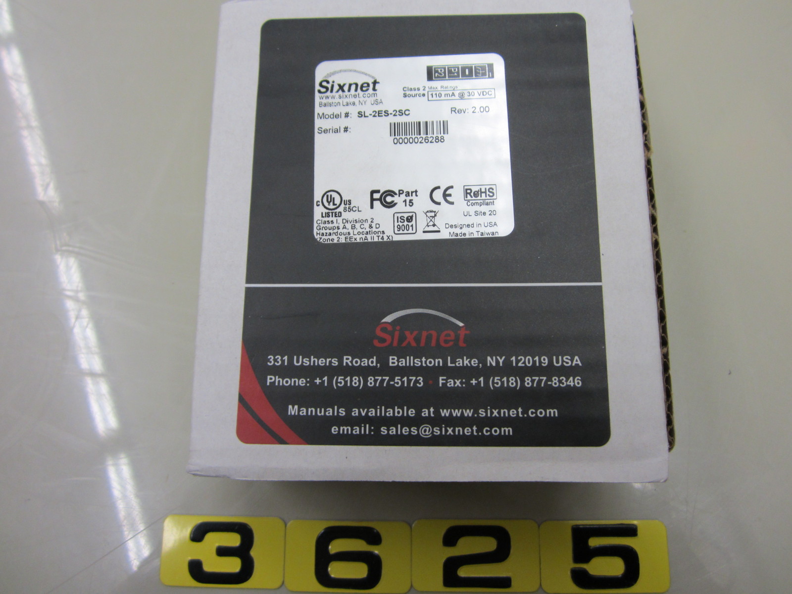 SIXNET SL-2ES-2SC REV: 2.00 SL2ES2SC