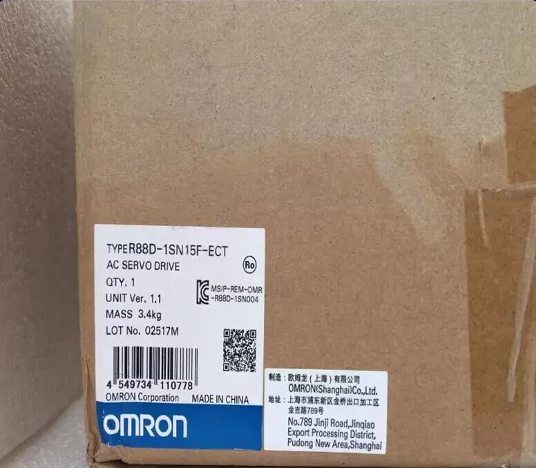 R88D-1SN15F-ECT NEW Omron Servo Driver R88D1SN15FECT