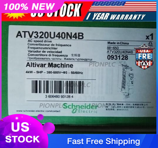 ATV320U40N4B Inverter In Box US Free TAX