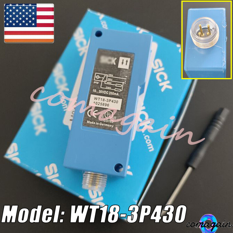 For Sick WT18-3P430 Photoelectric Proxinity Sensor Switch 10-30V 200mA PNP 4-Pin