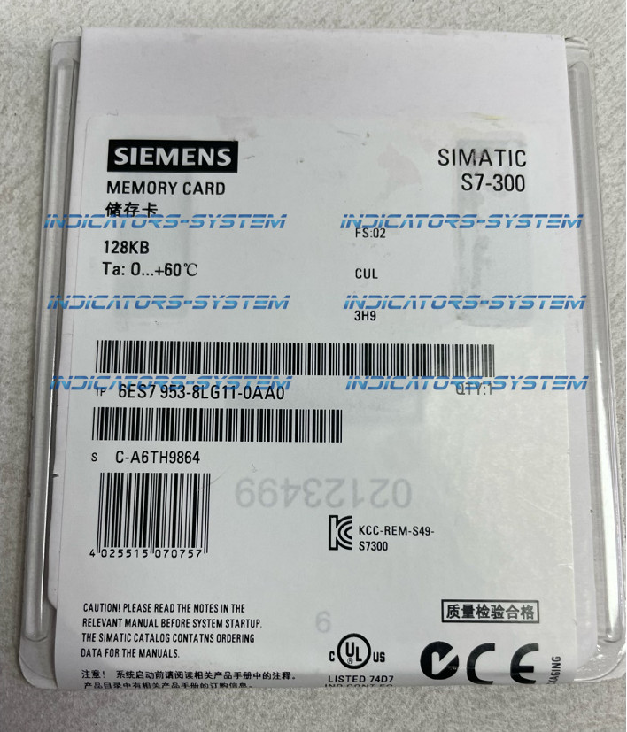 1PCS NEW SIEMENS 6ES7953-8LG11-0AA0 6ES7 953-8LG11-0AA0 memory card