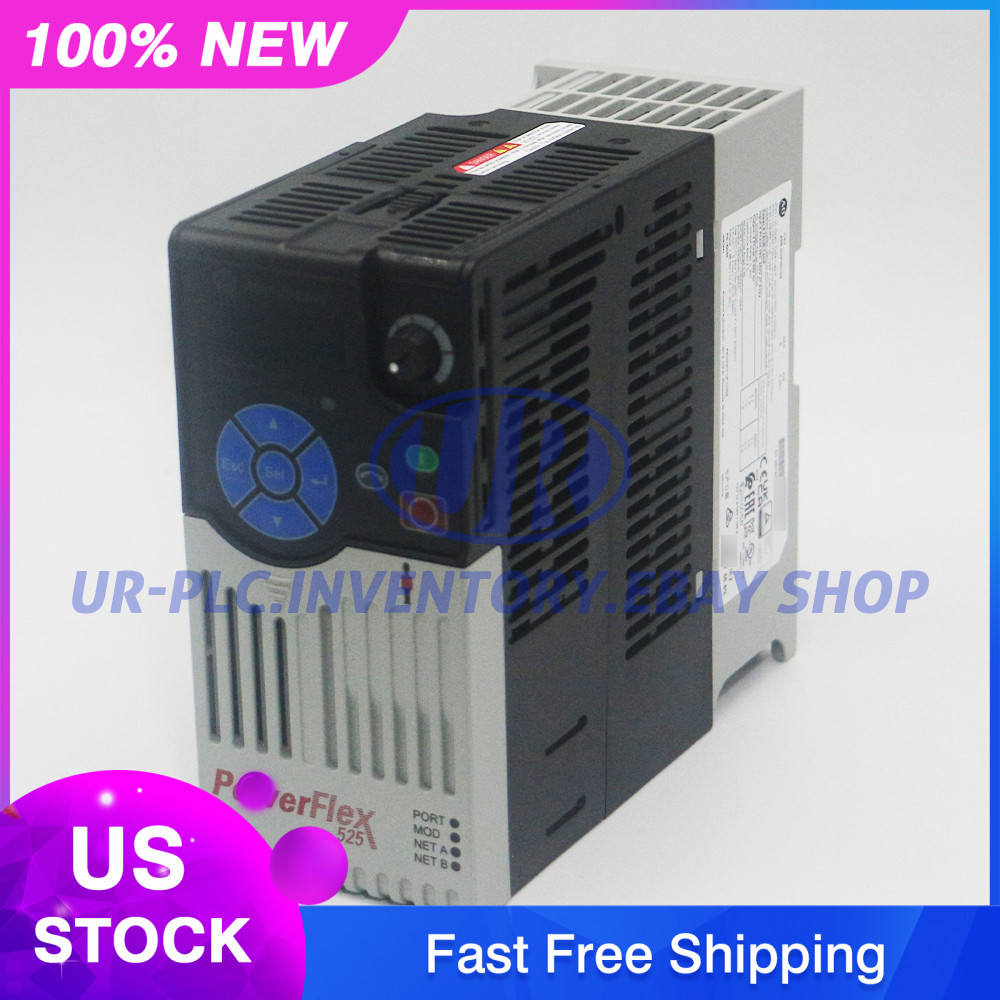 New Sealed Allen Bradley AB 25B-D2P3N104 PowerFlex 525 0.75kW 1Hp AC Drive