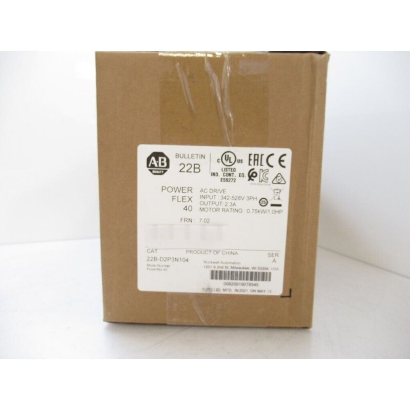 22B-D2P3N104 22BD2P3N104 NEW Allen Bradley PowerFlex 40 AC Drive US Free Tax