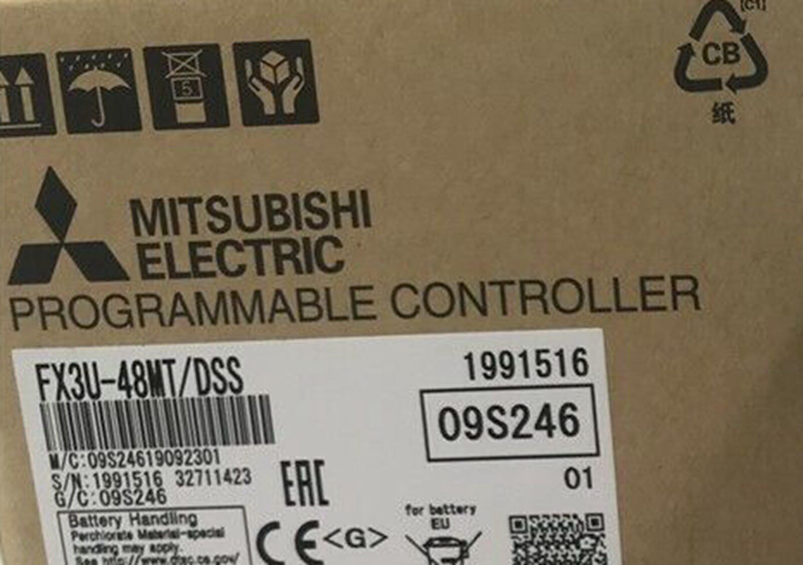 NEW Mitsubishi PLC FX3U-48MT/DSS FX3U-48MT-DSS