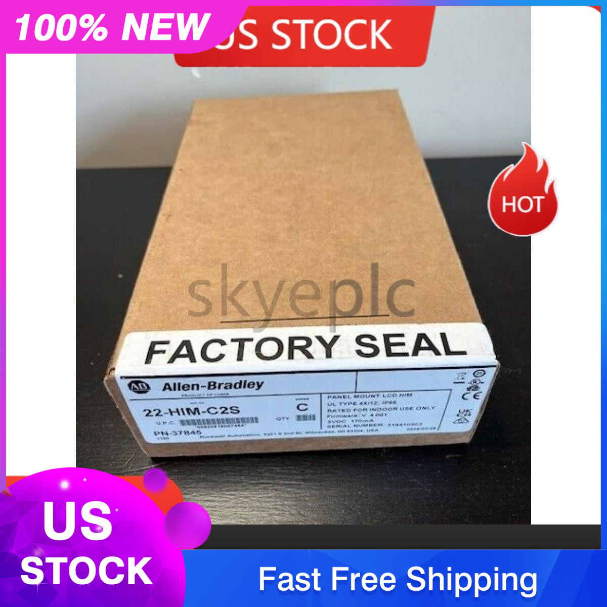 Allen Bradley 22-HIM-C2S VFD Remote Mount HIM Module Interface US Free Tax