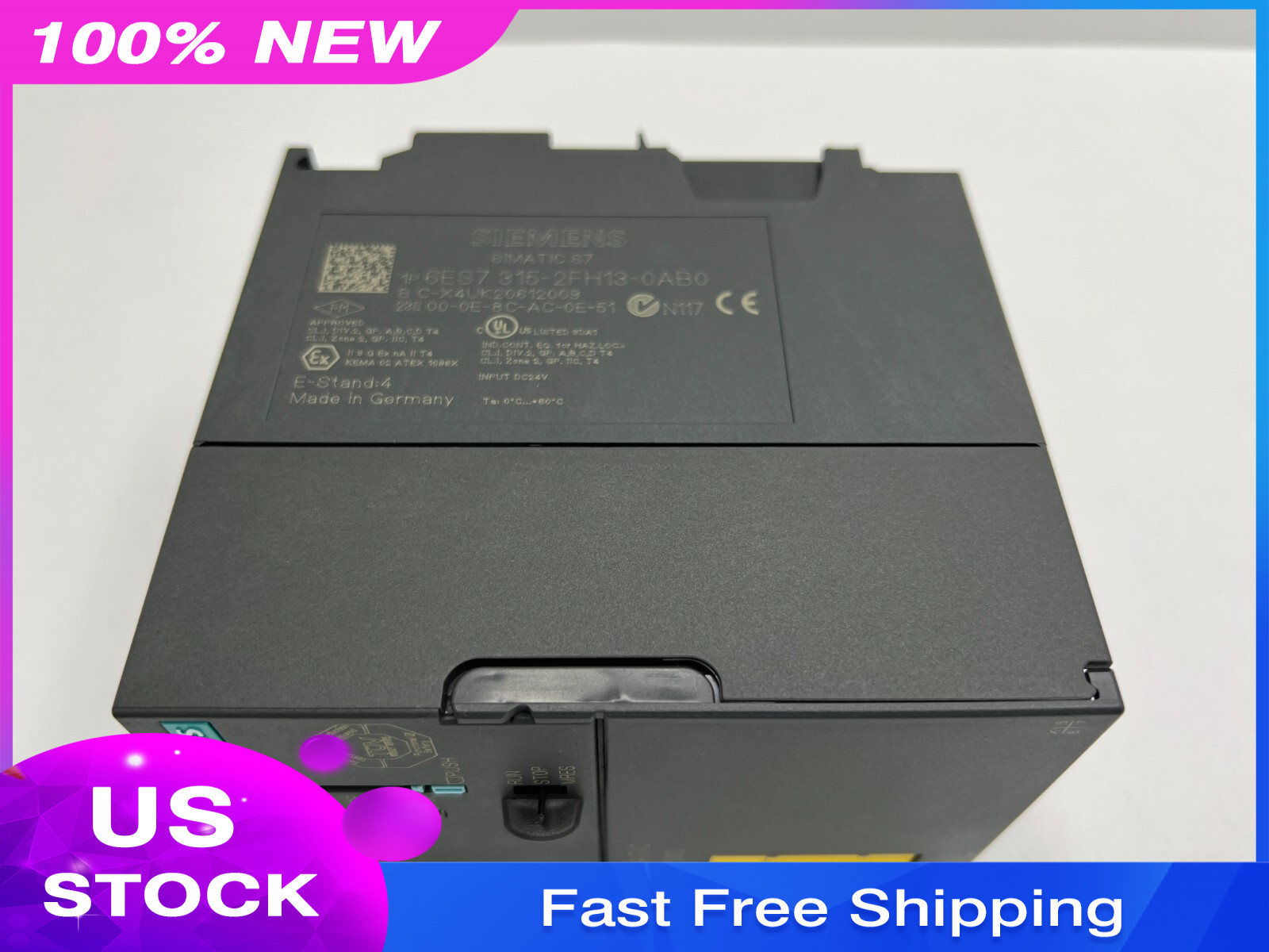 New Siemens 6ES7315-2FH13-0AB0 6ES7 315-2FH13-0AB0 SIMATIC CPU315F-2 PN/DP