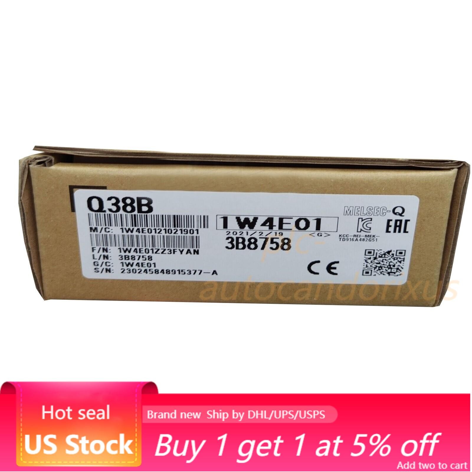 Q38B New Sealed Mitsubishi Basic base unit Power PLC MODULE Q38B