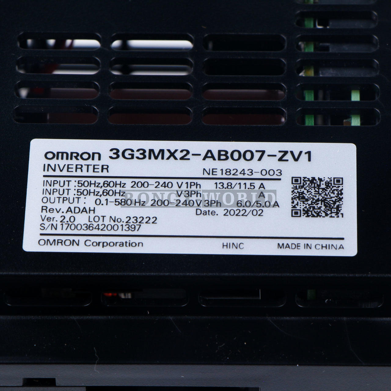 ONE New Omron 3G3MX2-AB007-ZV1 3G3MX2-AB007-ZV1 Inverters 0.75kw