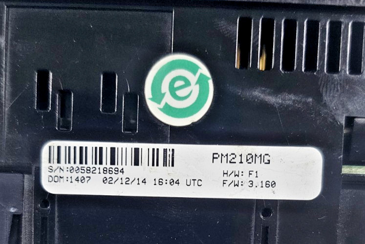 SCHNEIDER ELECTRIC POWER LOGIC PM210 POWER METER PM210MG 100-415VAC 50/60Hz @03