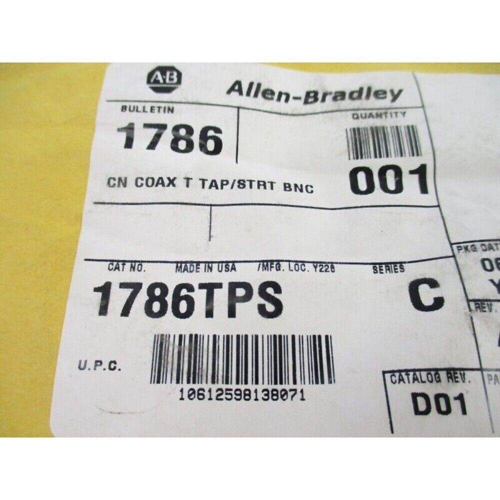 1786-TPS AB 1786TPS CONTROLNET COAX TAP CONNECTOR CABLE kit NEW US Free Tax